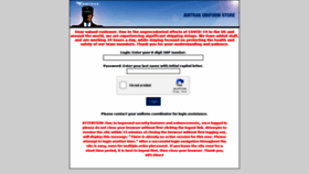 What Amtrakuniforms.com website looked like in 2021 (2 years ago)