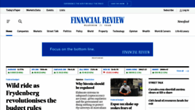 What Afr.com.au website looked like in 2021 (2 years ago)