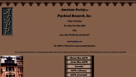 What Aspr.com website looked like in 2021 (2 years ago)