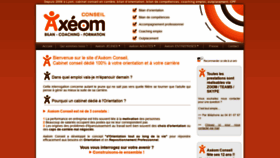 What Axeomconseil.com website looked like in 2021 (2 years ago)