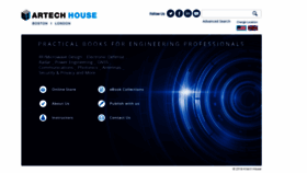 What Artechhouse.com website looked like in 2021 (2 years ago)