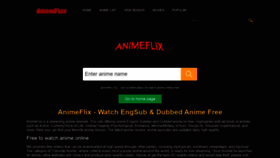 What Animeflix.city website looked like in 2021 (3 years ago)