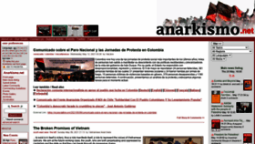 What Anarkismo.net website looked like in 2021 (2 years ago)