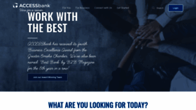 What Accessbank.com website looked like in 2021 (2 years ago)