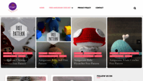 What Amigurumi.badoomobile.net website looked like in 2021 (3 years ago)