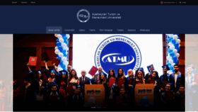 What Atmu.edu.az website looked like in 2021 (2 years ago)