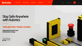 What Autonics.com website looked like in 2021 (2 years ago)