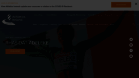What Athleticsireland.ie website looked like in 2021 (2 years ago)