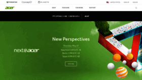 What Acer.com website looked like in 2021 (2 years ago)