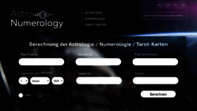 What Astronumerologie.de website looked like in 2021 (2 years ago)