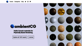 What Ambientcg.com website looked like in 2021 (2 years ago)