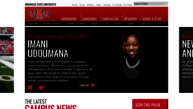 What Astate.edu website looked like in 2021 (4 years ago)