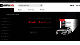 What Auctionwini.com website looked like in 2021 (2 years ago)