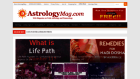 What Astrologymag.com website looked like in 2021 (2 years ago)