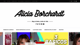 What Aliciaborchardt.com website looked like in 2021 (2 years ago)