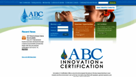 What Abccert.org website looked like in 2021 (2 years ago)