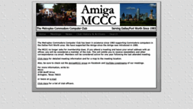 What Amigamccc.org website looked like in 2021 (2 years ago)