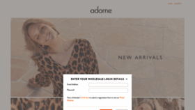 What Adornewholesale.com.au website looked like in 2021 (2 years ago)