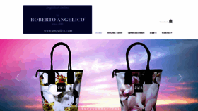 What Angelico.com website looked like in 2021 (2 years ago)