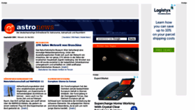 What Astronews.com website looked like in 2021 (2 years ago)