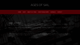 What Agesofsail.com website looked like in 2021 (2 years ago)