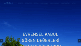 What Aydinli.com.tr website looked like in 2021 (2 years ago)