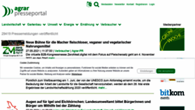 What Agrar-presseportal.de website looked like in 2021 (2 years ago)