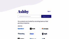 What Ashbyhq.com website looked like in 2021 (2 years ago)