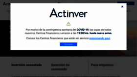 What Actinver.com.mx website looked like in 2021 (2 years ago)