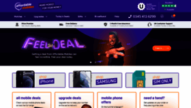 What Affordablemobiles.co.uk website looked like in 2021 (4 years ago)