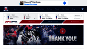 What Arizonawildcats.com website looked like in 2021 (2 years ago)