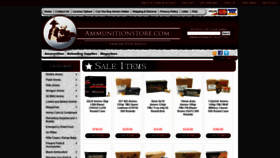 What Ammunitionstore.com website looked like in 2021 (2 years ago)