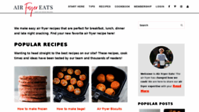 What Airfryereats.com website looked like in 2021 (2 years ago)