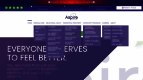 What Aspireindiana.org website looked like in 2021 (4 years ago)