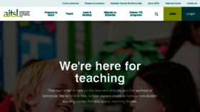 What Aitsl.edu.au website looked like in 2021 (2 years ago)