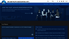 What Alpa.org website looked like in 2021 (2 years ago)