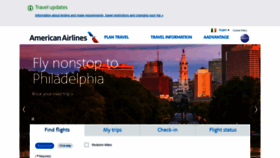 What Americanairlines.ie website looked like in 2021 (2 years ago)