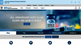 What Arkansasbluecross.com website looked like in 2021 (2 years ago)