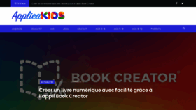 What Applicakids.com website looked like in 2021 (3 years ago)