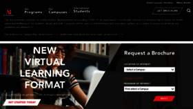 What Aii.edu website looked like in 2021 (5 years ago)