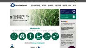 What Astma-allergi.dk website looked like in 2021 (4 years ago)