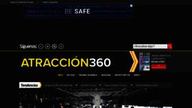 What Atraccion360.com website looked like in 2021 (2 years ago)