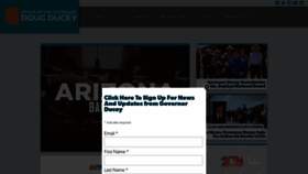 What Azgovernor.gov website looked like in 2021 (4 years ago)
