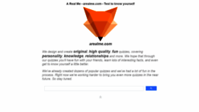 What Arealme.com website looked like in 2021 (4 years ago)