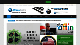 What Africanbrains.net website looked like in 2021 (2 years ago)