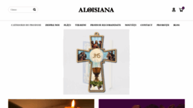 What Aloisiana.ro website looked like in 2021 (2 years ago)