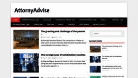 What Attornyadvise.com website looked like in 2021 (2 years ago)
