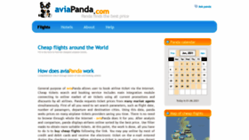 What Aviapanda.com website looked like in 2021 (2 years ago)