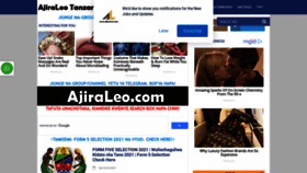 What Ajiraleo.com website looked like in 2021 (2 years ago)