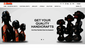 What Akambahandicraftcoop.com website looked like in 2021 (2 years ago)